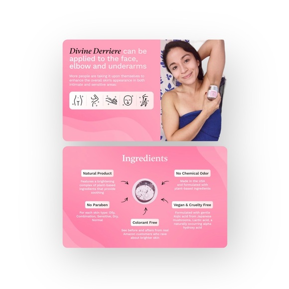 new Divine Derriere ❤︎︎ Intimate Dark Spot Corrector Cream ❤︎︎ Face Bikini ❤︎︎ - Picture 6 of 16